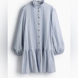 H&M ruffle collar dress S